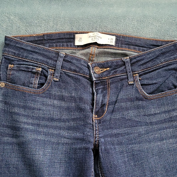 Abercrombie & Fitch jeans jeggings sz 2R 26 - Picture 2 of 6